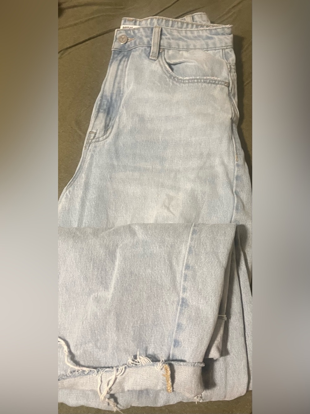 Light Wash Very Baggy Barrel Leg Jeans - Women's Barrel Leg Pants